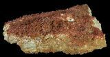 Plate, Sparkling, Ruby Red Vanadinite Crystals #59973-1